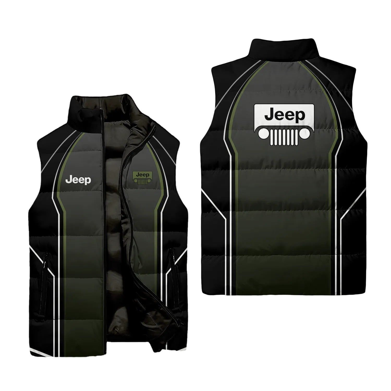 Jeep Sleeveless Puffer Jacket SC061