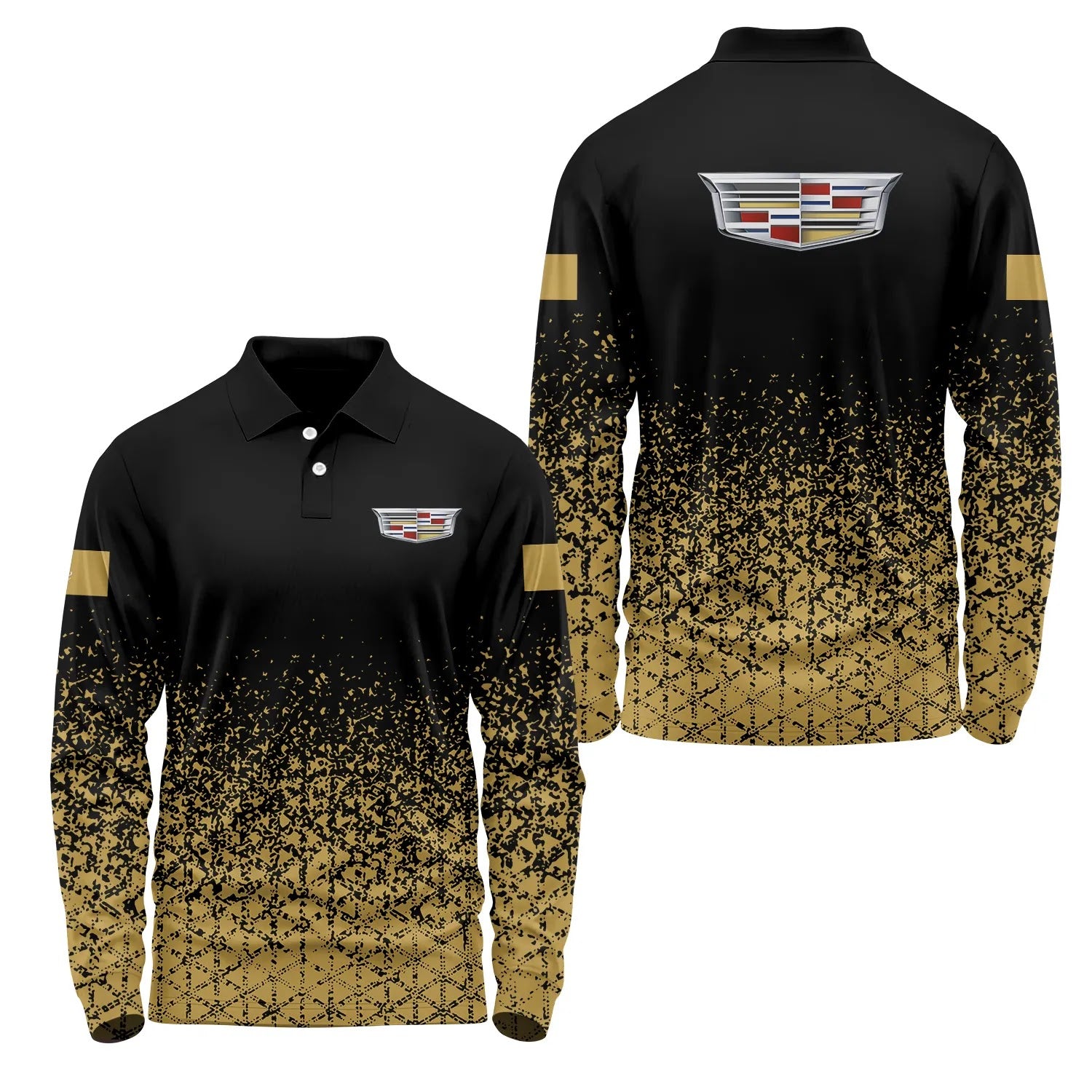 Cadillac Long Sleeve Polo SC096