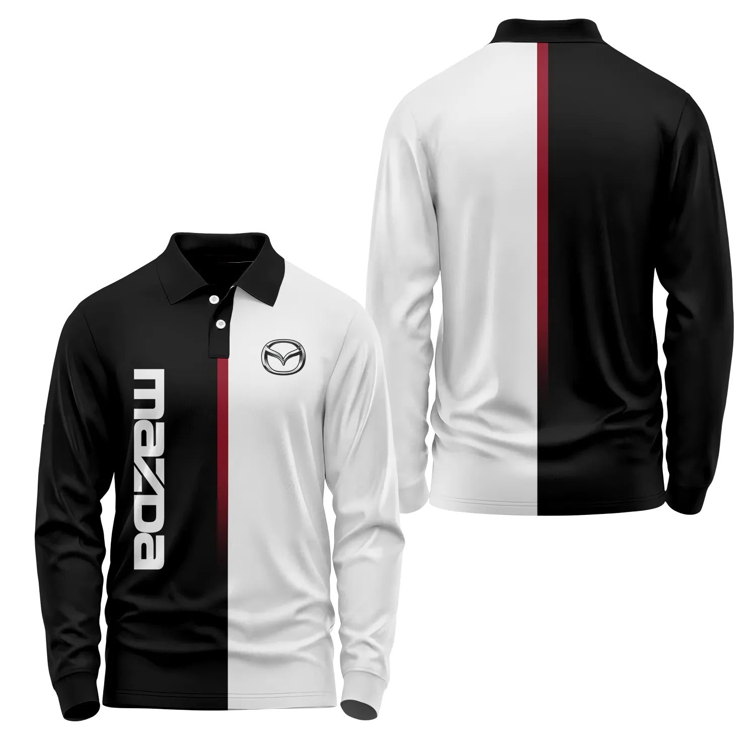 Mazda Long Sleeve Polo SC076