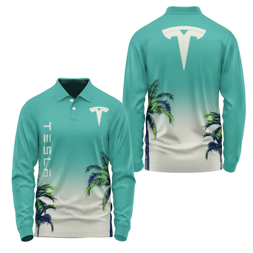 Tesla Long Sleeve Polo SHW020