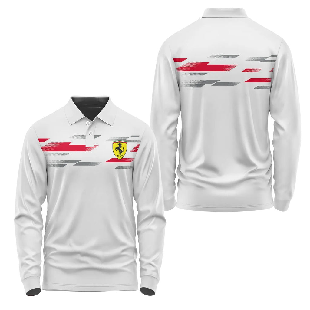 Ferrari Long Sleeve Polo SC100-2