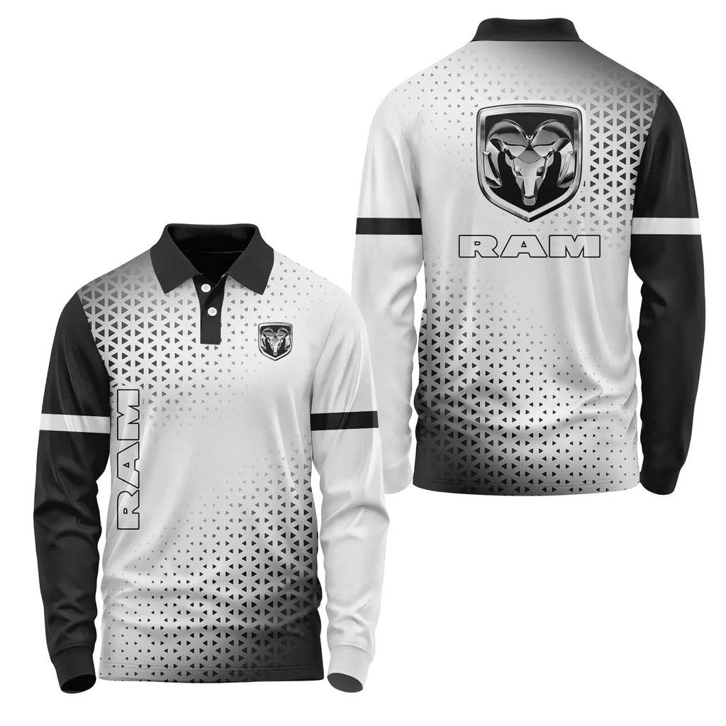 Ram Long Sleeve Polo SC079