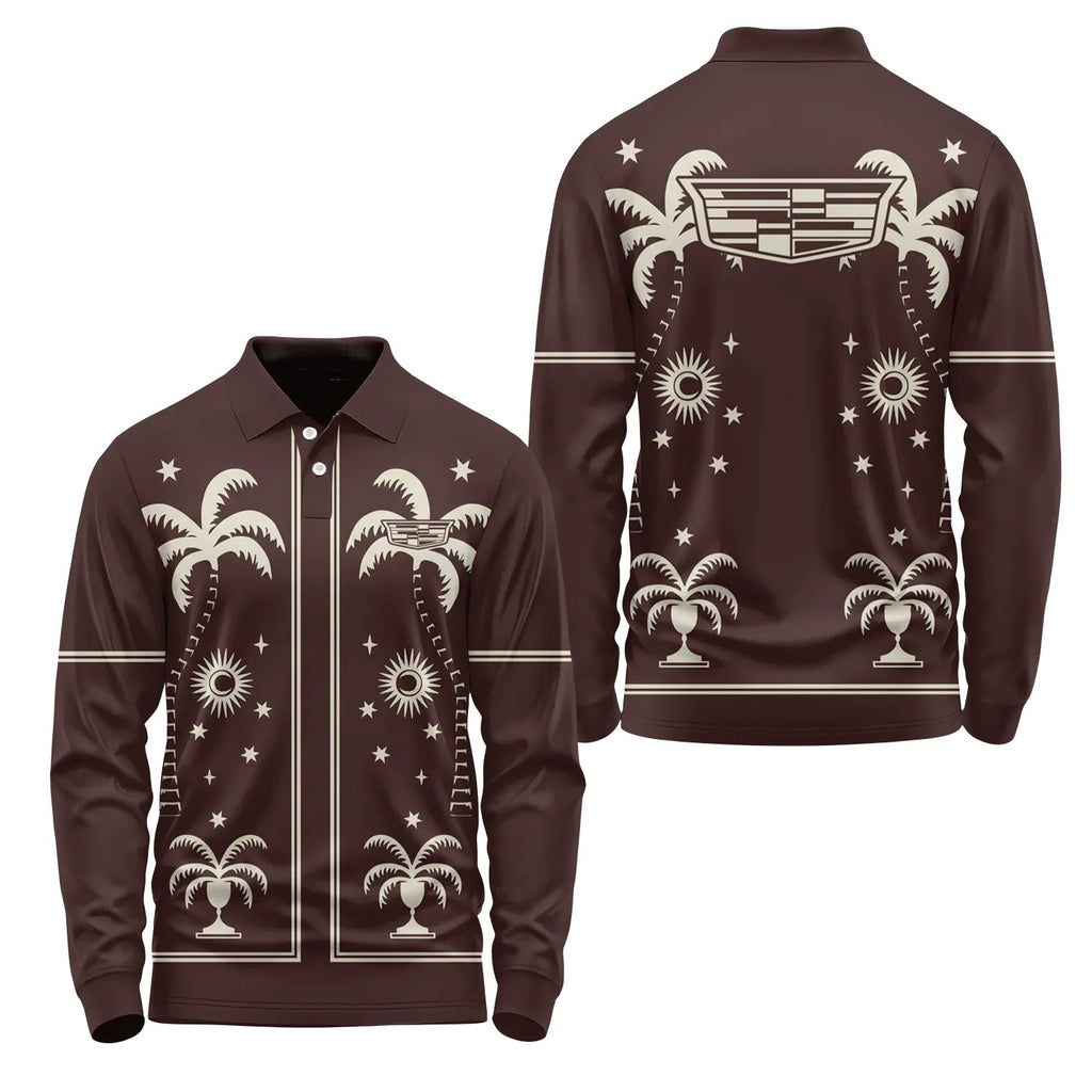 Cadillac Long Sleeve Polo SHW066