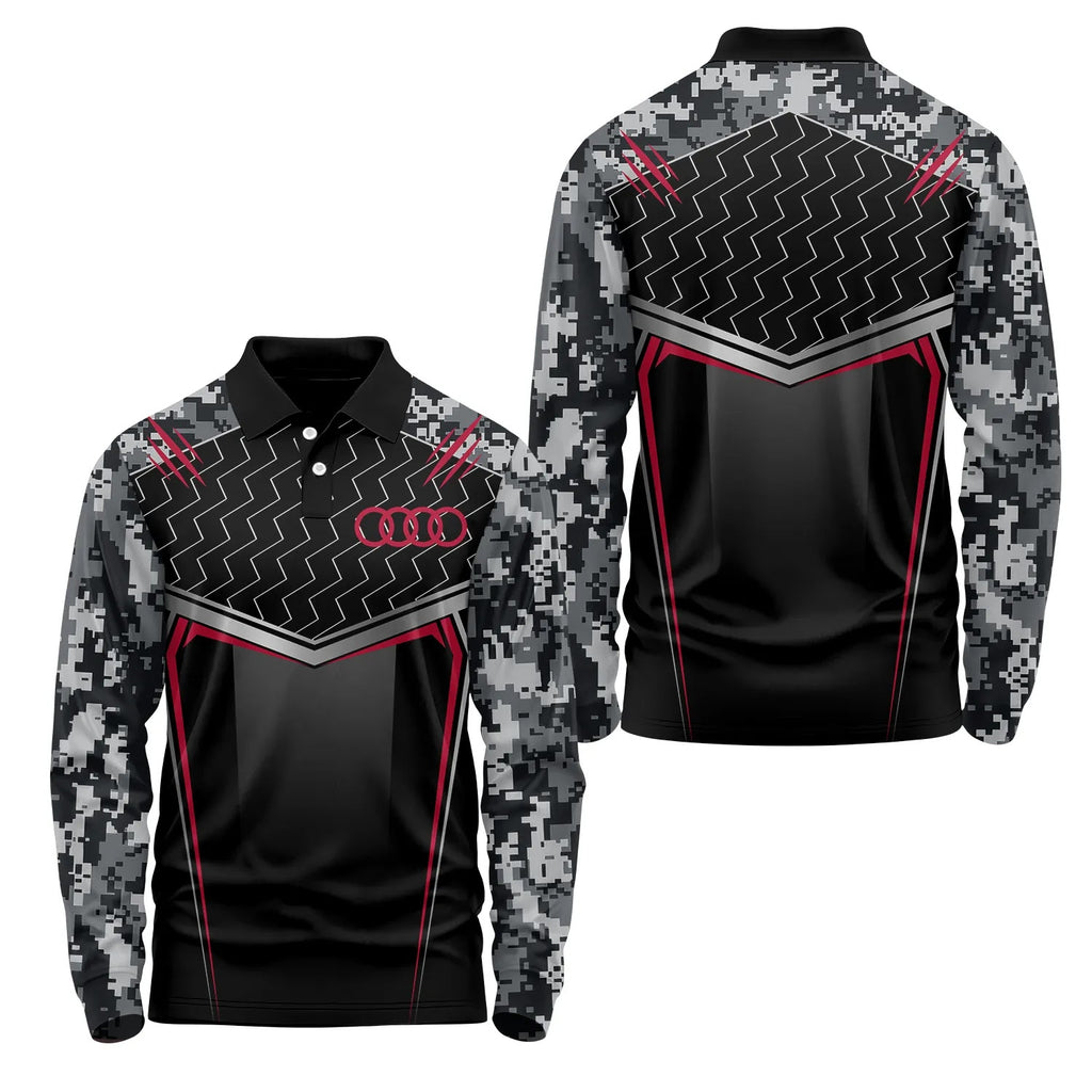 Audi Long Sleeve Polo SC115