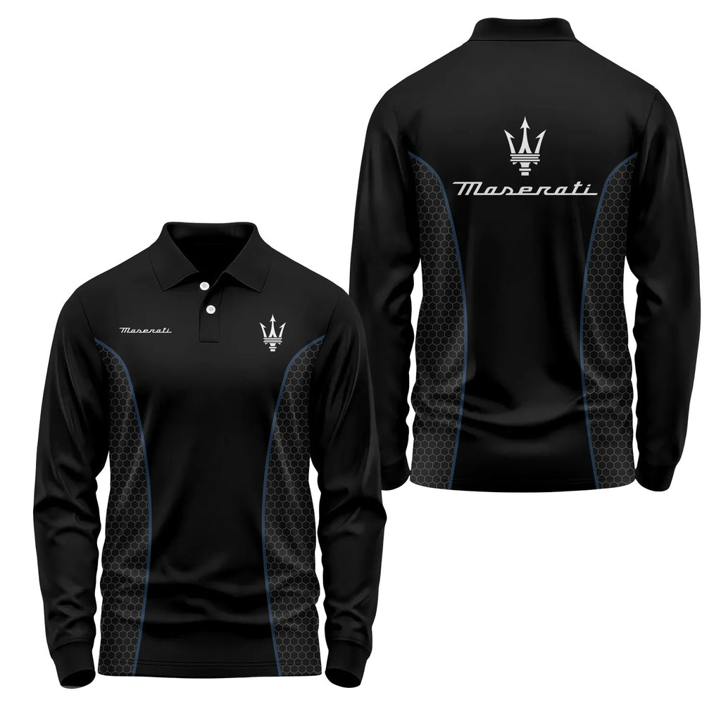 Maserati Long Sleeve Polo SC072