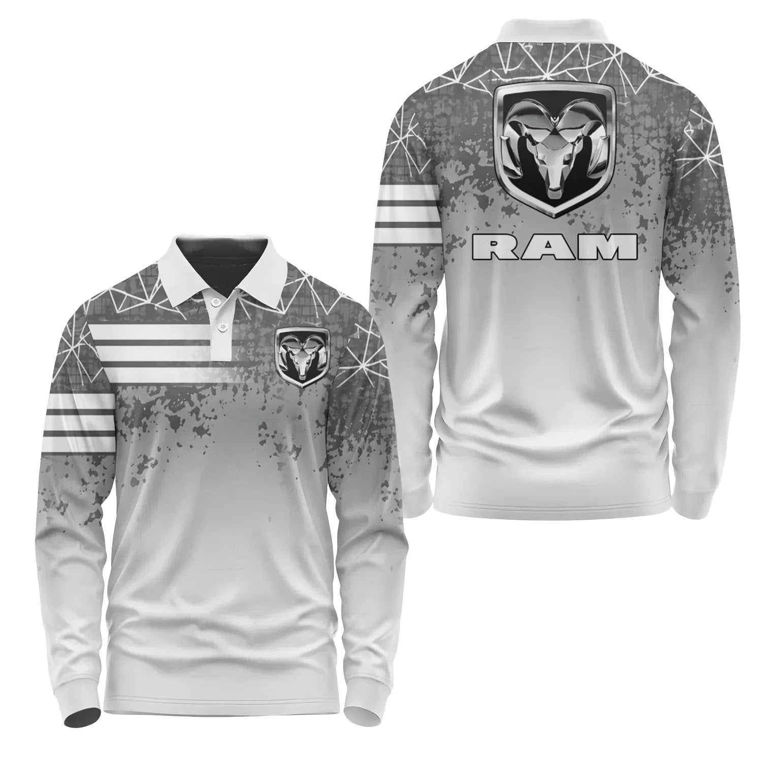 Ram Long Sleeve Polo SC097
