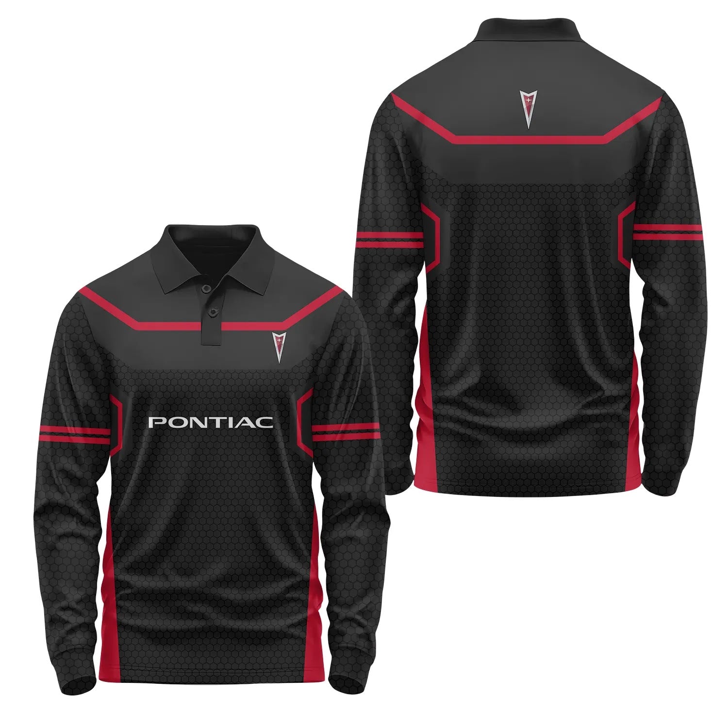 Pontiac Long Sleeve Polo SC052