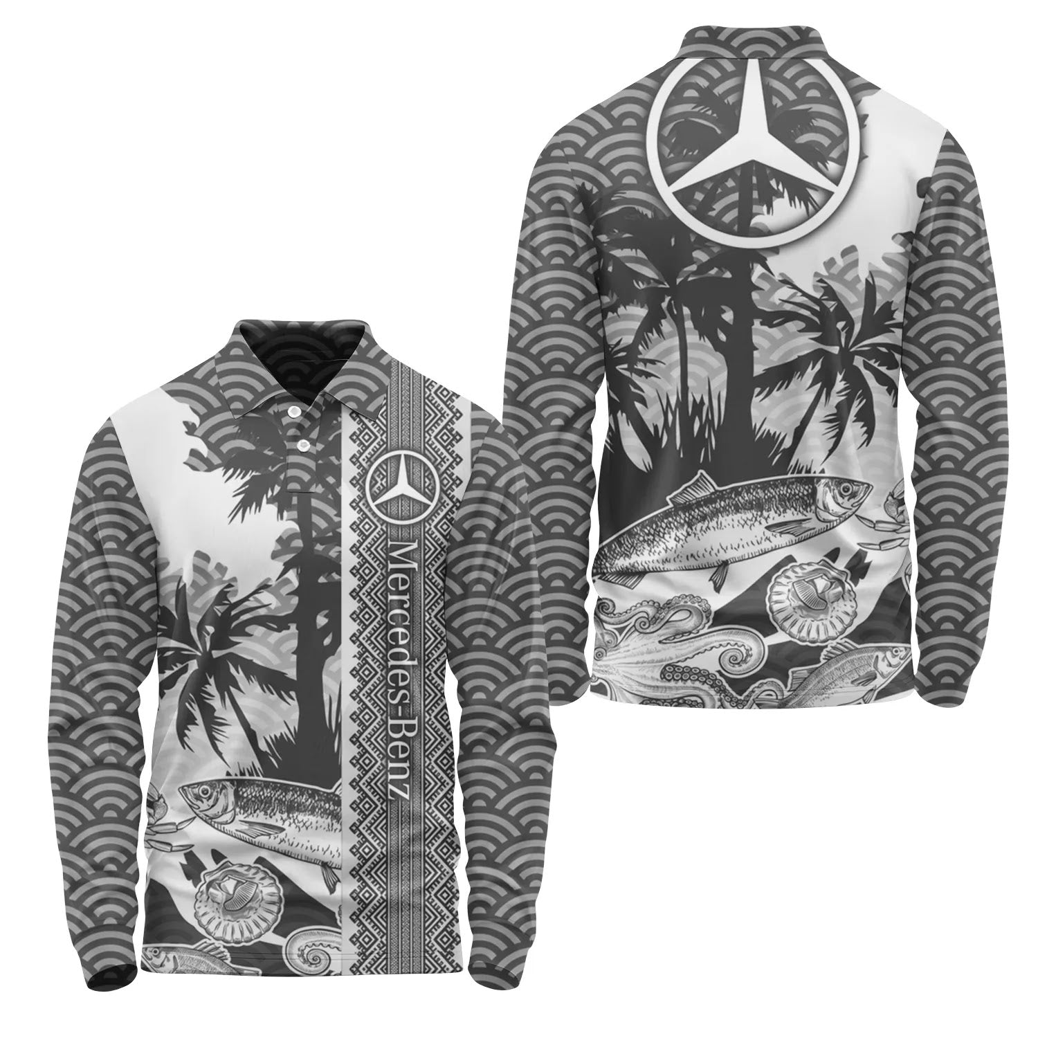 Mercedes-Benz Long Sleeve Polo SHW038