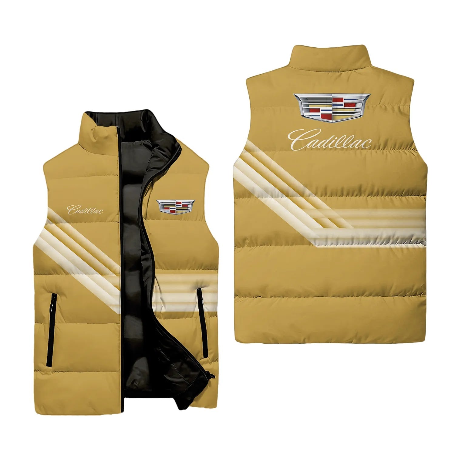 Cadillac Sleeveless Puffer Jacket SC106