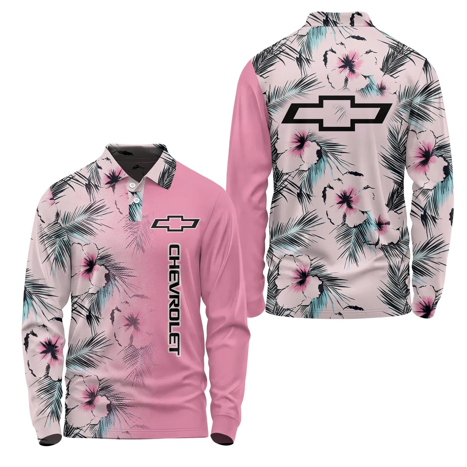 Chevrolet Long Sleeve Polo SHW056