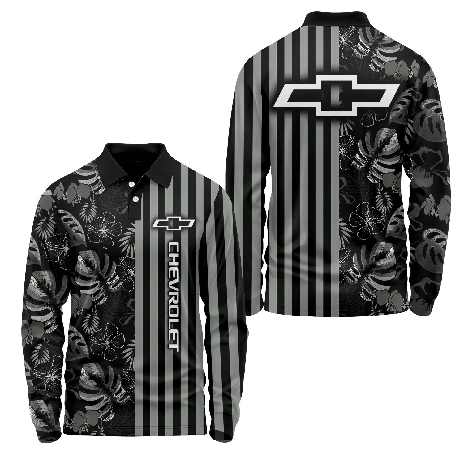 Chevrolet Long Sleeve Polo SHW040