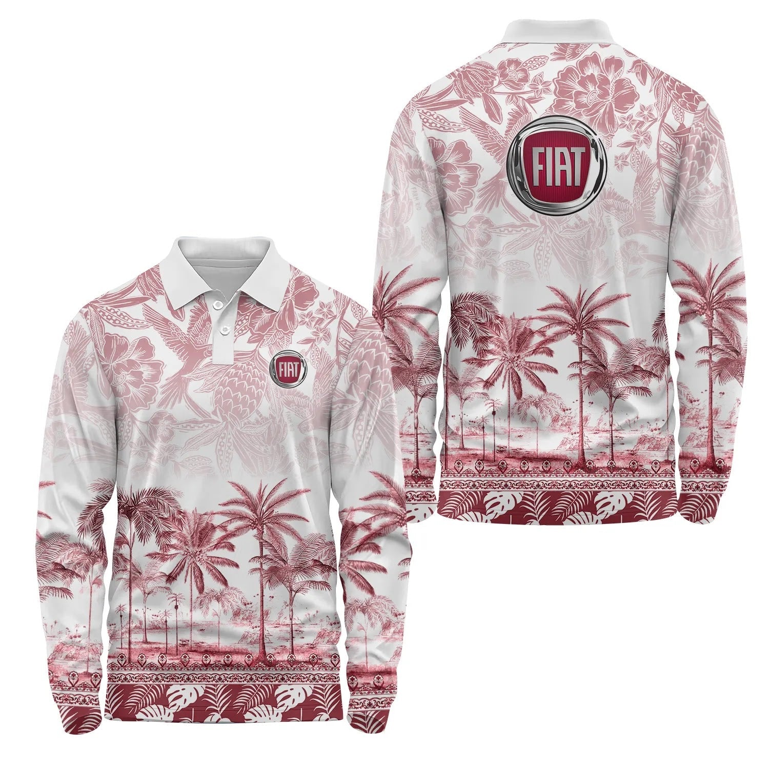 Fiat Long Sleeve Polo SC045