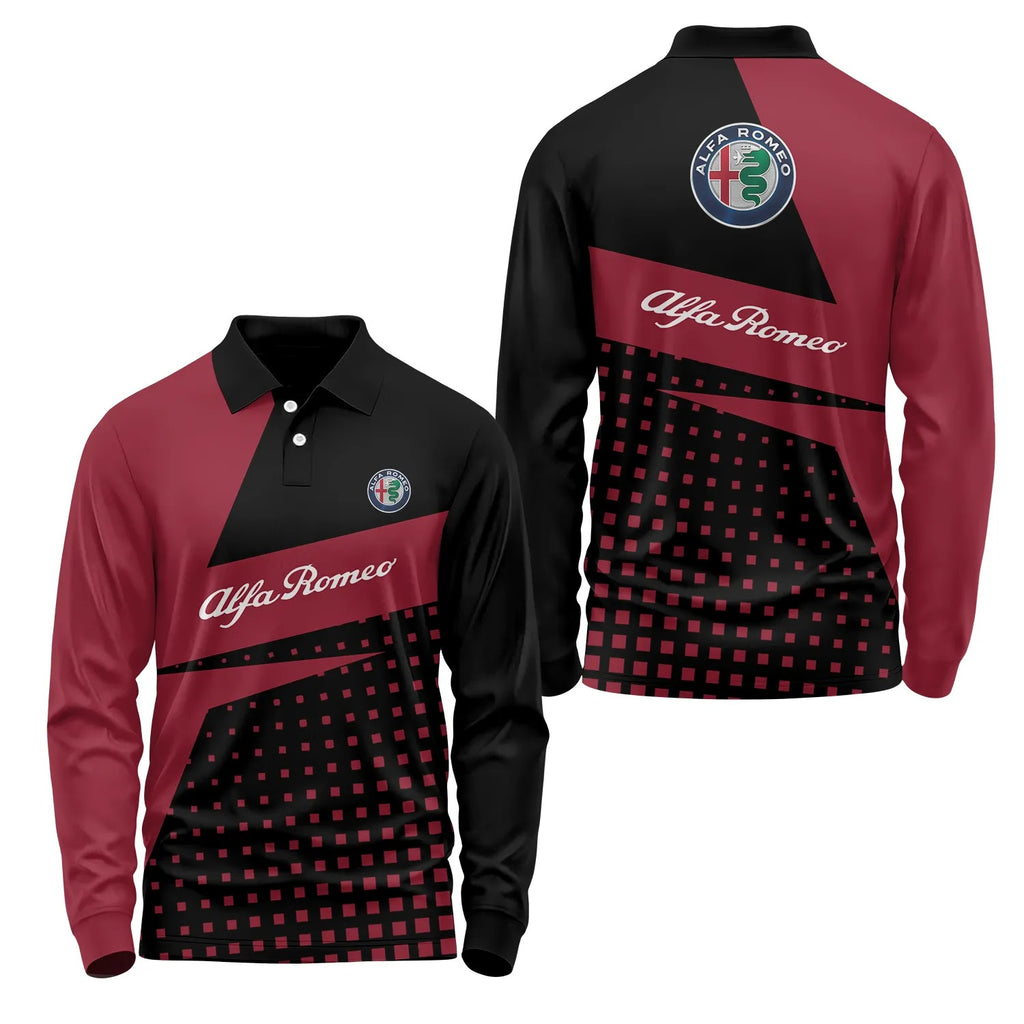 Alfa Romeo Long Sleeve Polo SC083