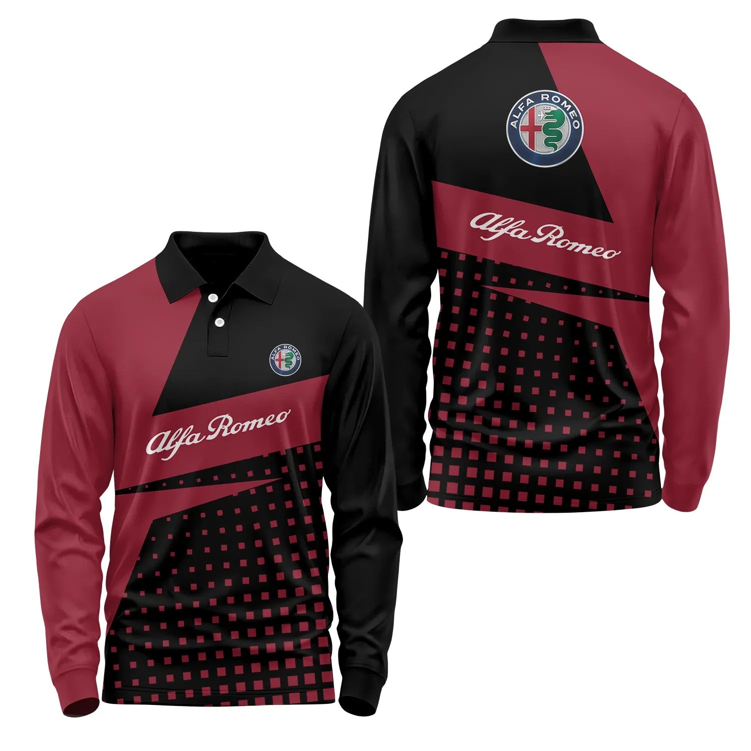Alfa Romeo Long Sleeve Polo SC083