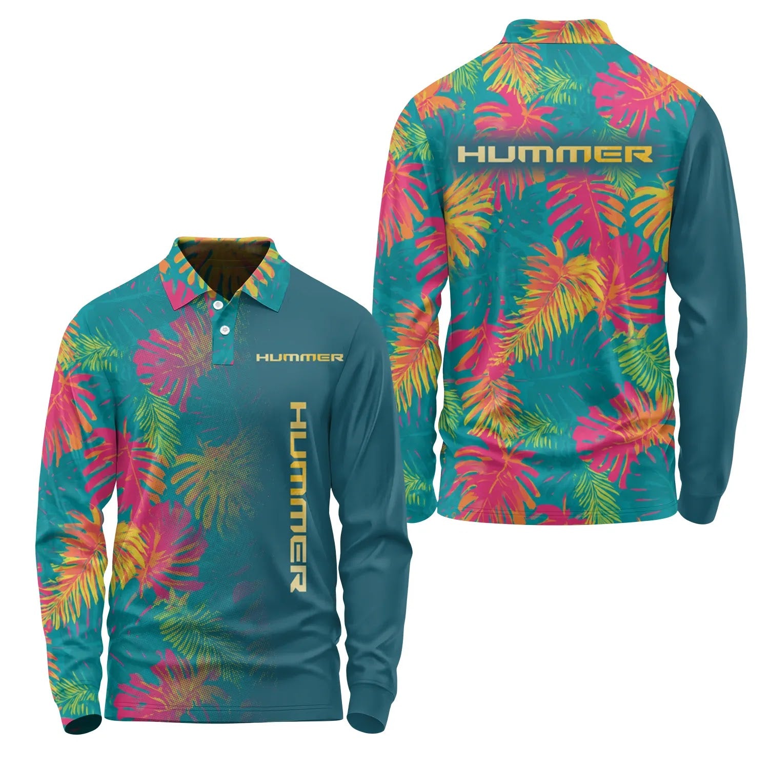 Hummer Long Sleeve Polo SHW059