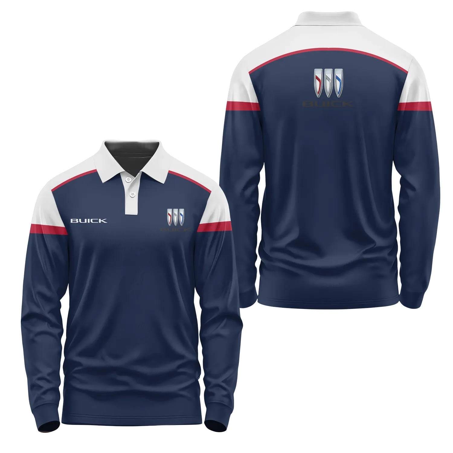 Buick Long Sleeve Polo SC087
