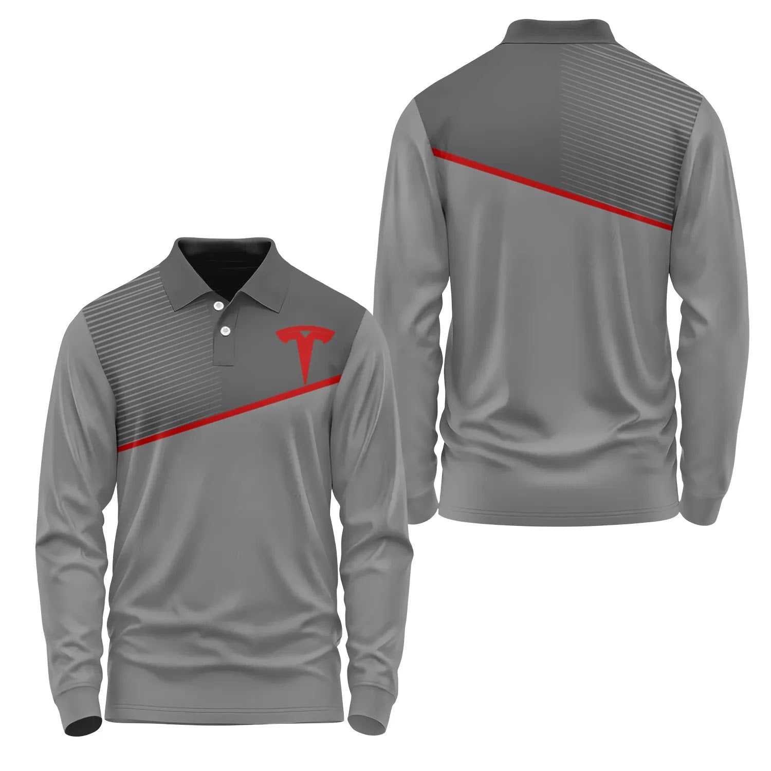 Tesla Long Sleeve Polo SC116