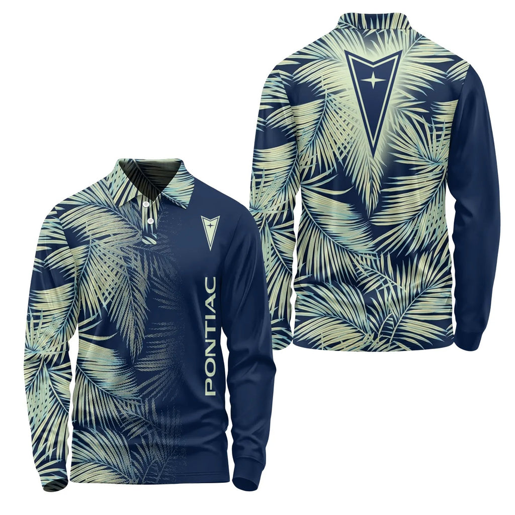 Pontiac Long Sleeve Polo SHW003
