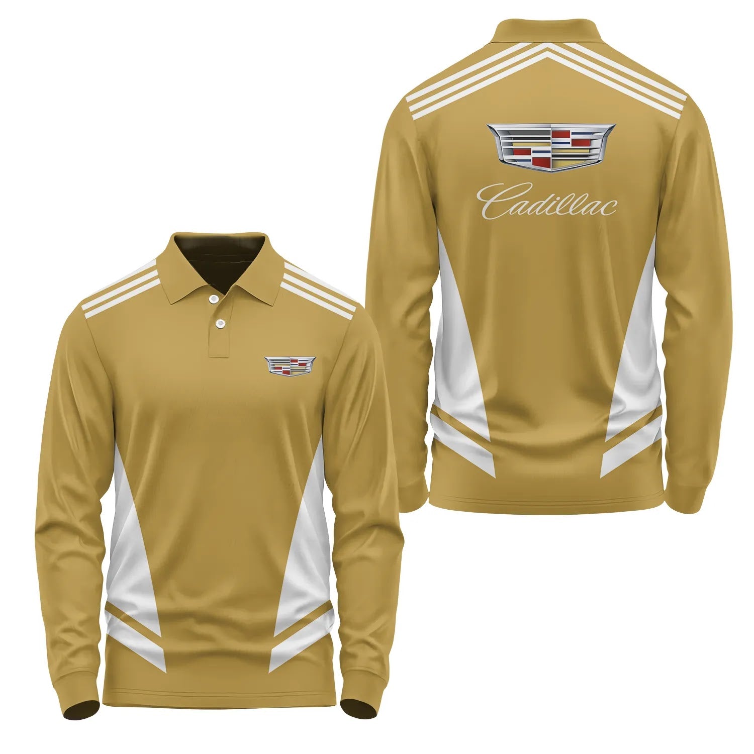 Cadillac Long Sleeve Polo SC092