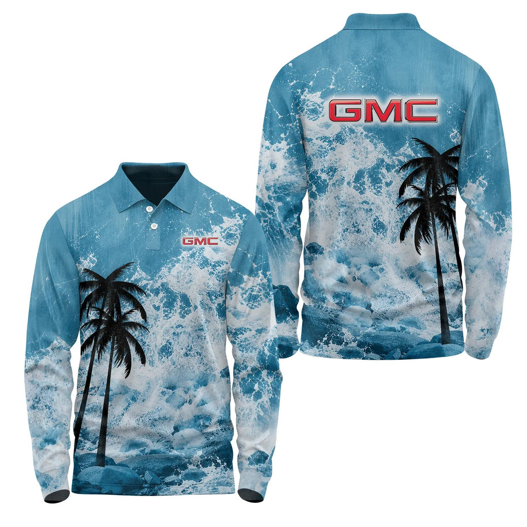 GMC Long Sleeve Polo SHW052