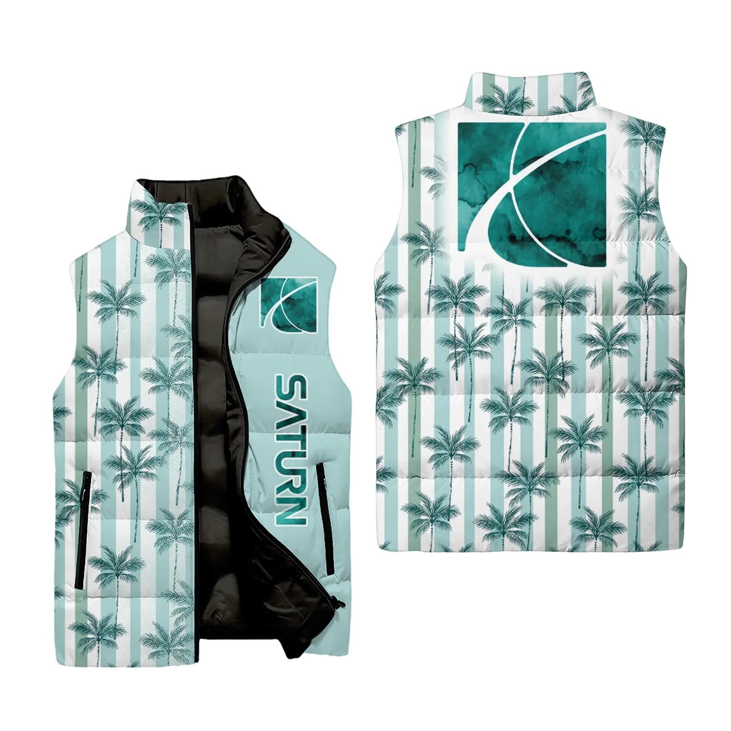 Saturn Sleeveless Puffer Jacket SHW028