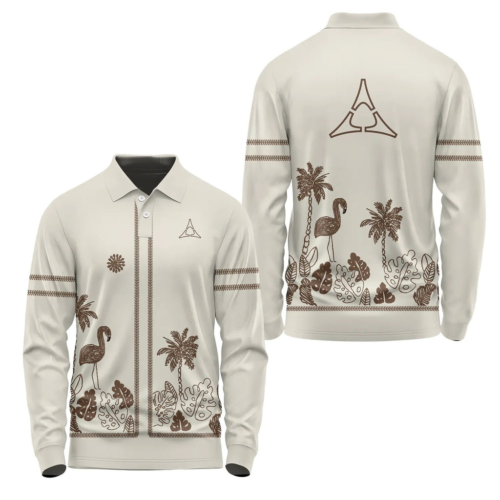 Dodge Long Sleeve Polo SHW044