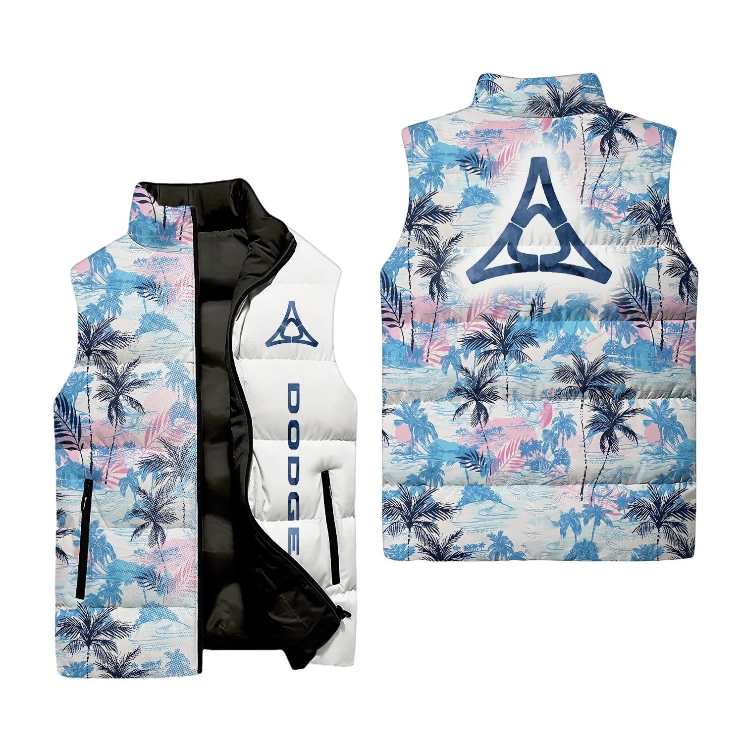 Dodge Sleeveless Puffer Jacket SHW029