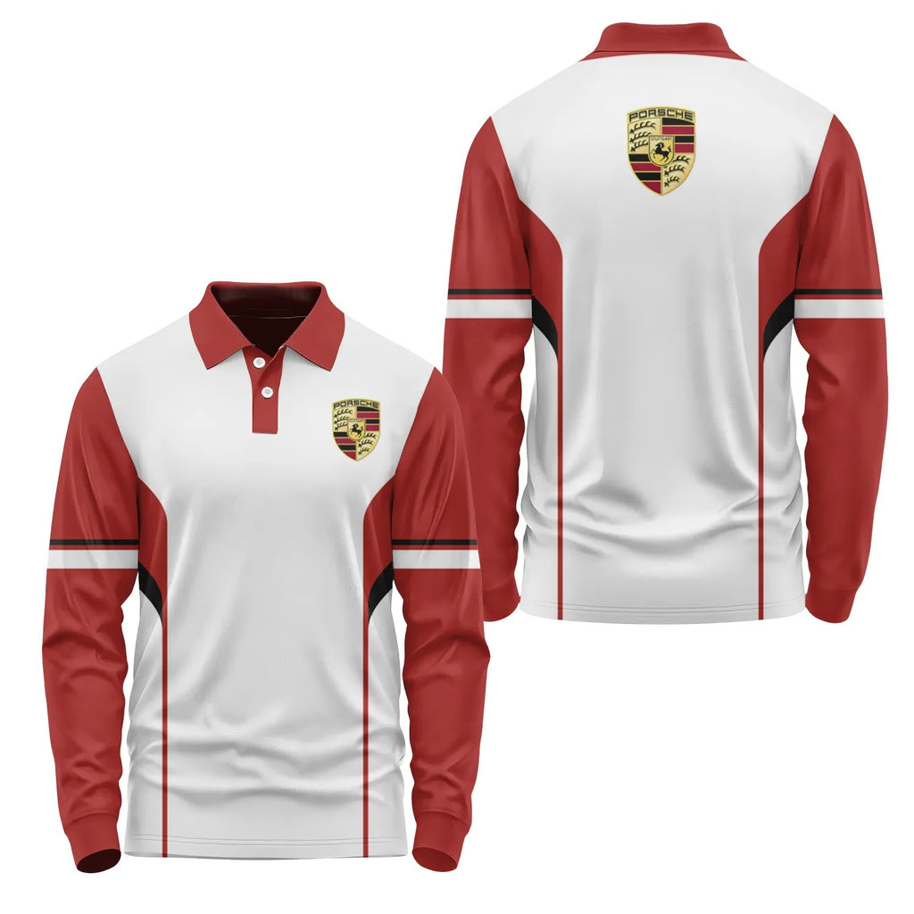 Porsche Long Sleeve Polo SC113