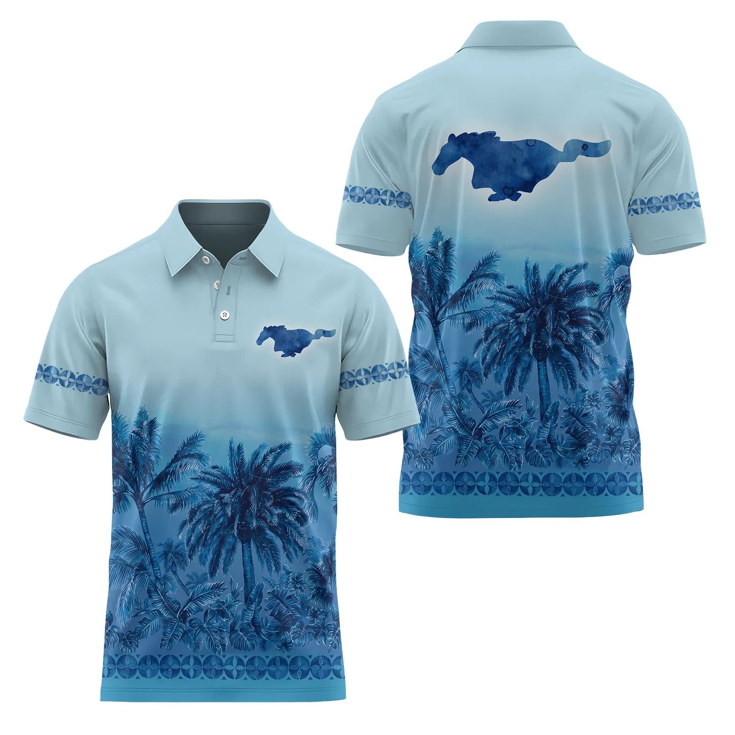 Ford Mustang Short Sleeve Polo SHW001