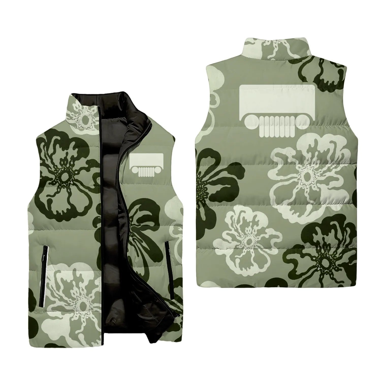 Jeep Sleeveless Puffer Jacket SHW073