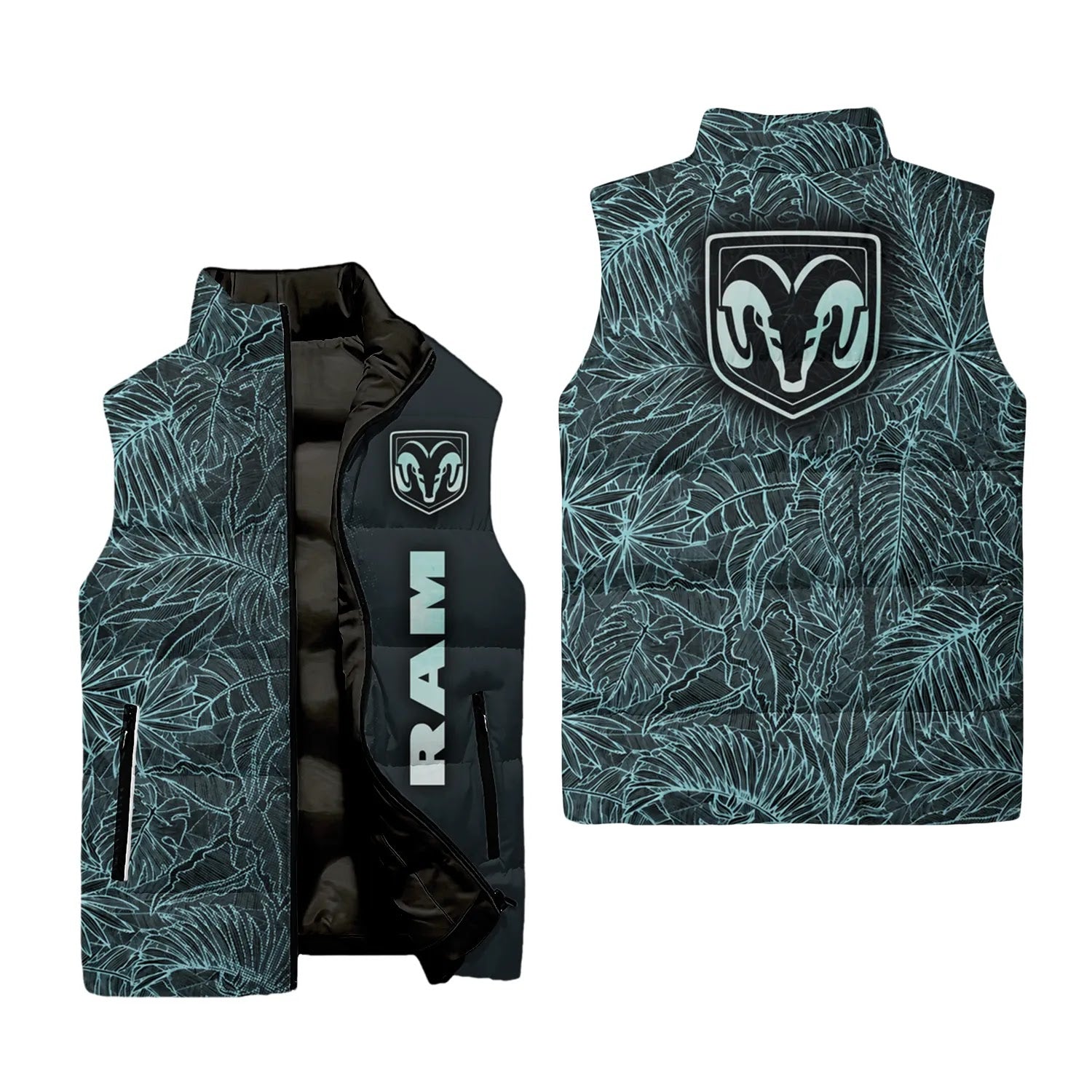 Ram Sleeveless Puffer Jacket SHW008