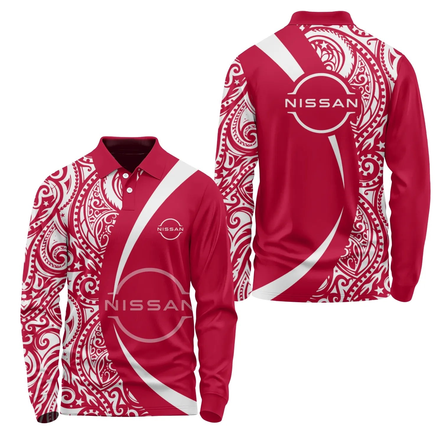 Nissan Long Sleeve Polo SHW072