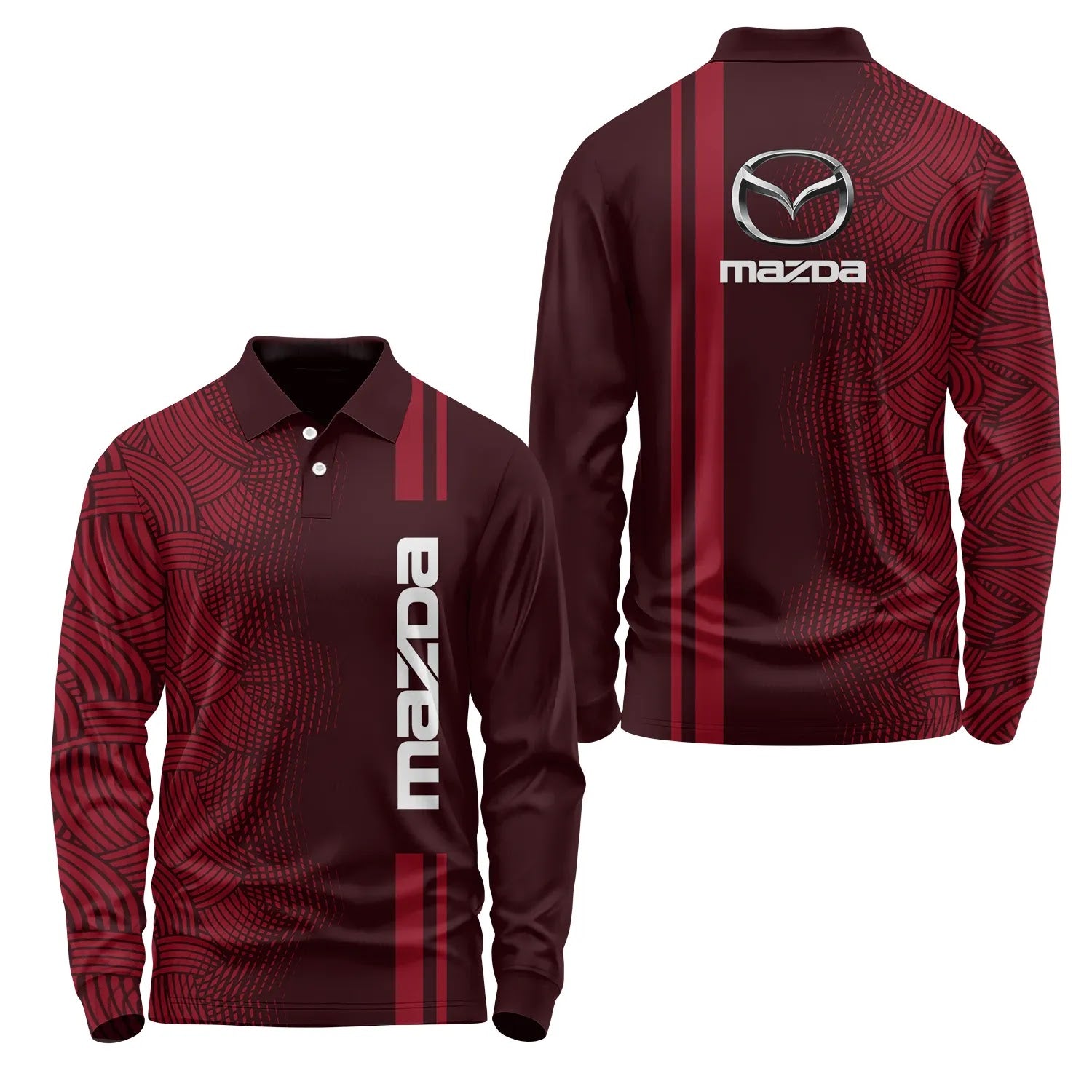 Mazda Long Sleeve Polo SC084