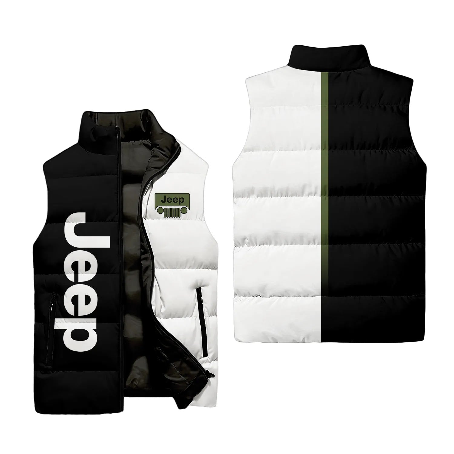 Jeep Sleeveless Puffer Jacket SC076
