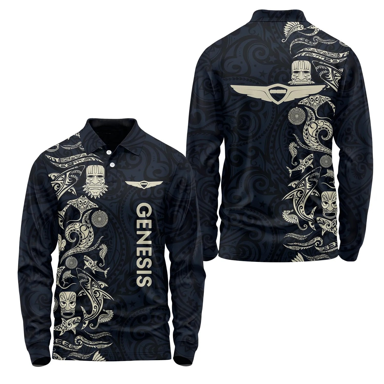 Genesis Long Sleeve Polo SHW033