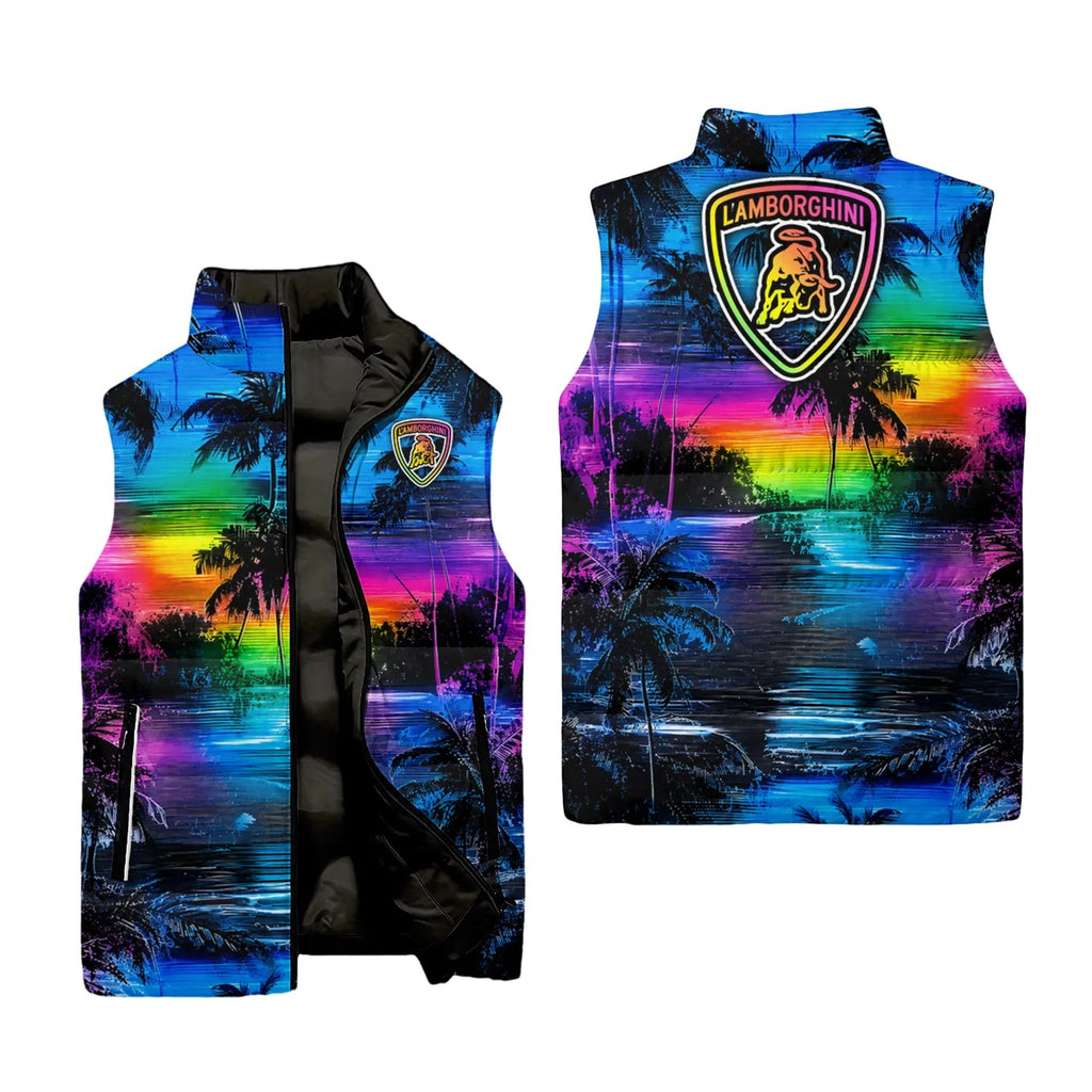 Lamborghini Sleeveless Puffer Jacket SHW055
