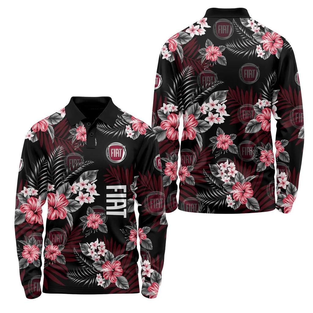 Fiat Long Sleeve Polo SC054