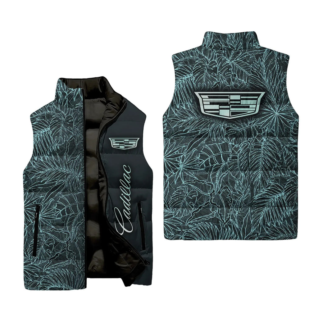 Cadillac Sleeveless Puffer Jacket SHW008