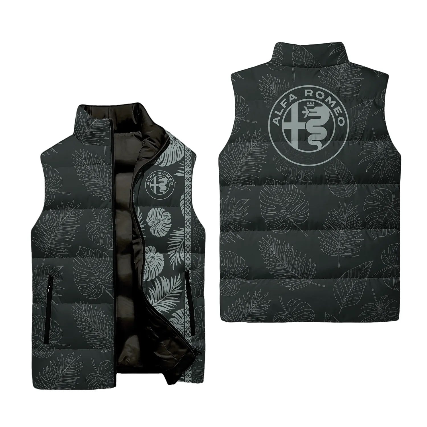 Alfa Romeo Sleeveless Puffer Jacket SHW022