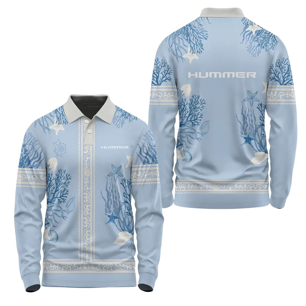 Hummer Long Sleeve Polo SHW024