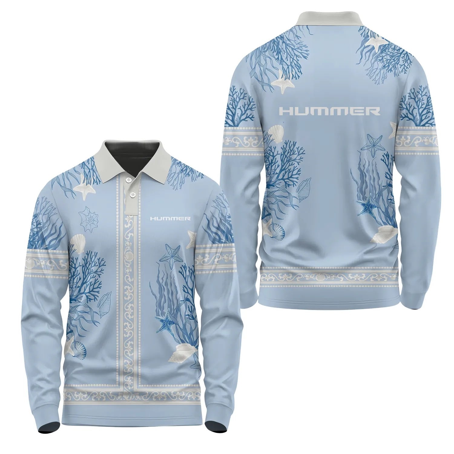 Hummer Long Sleeve Polo SHW024