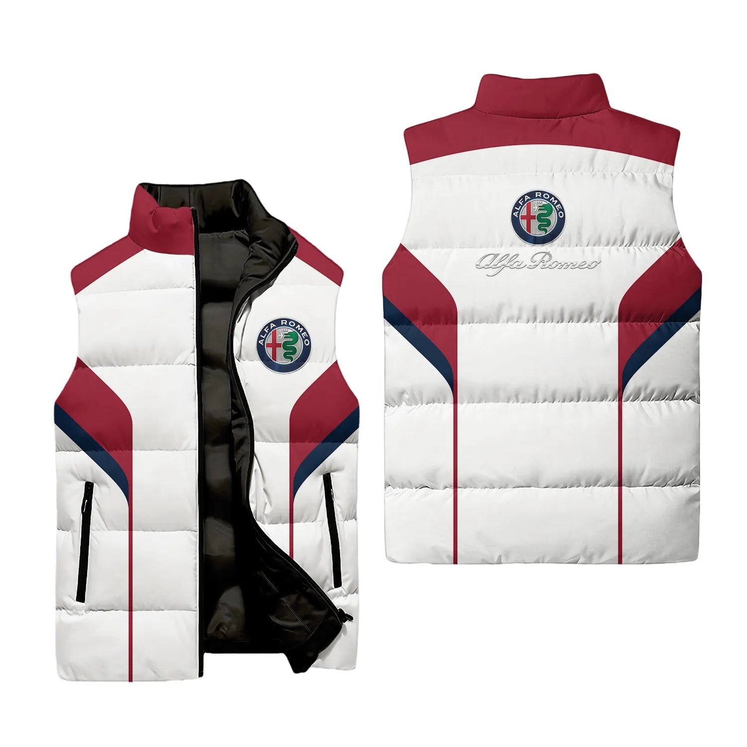 Alfa Romeo Sleeveless Puffer Jacket SC113