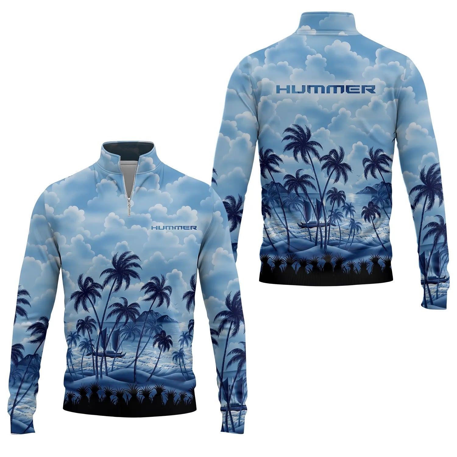 Hummer Quarter-zip Pullover SHW018