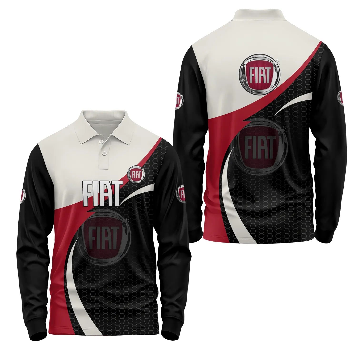 Fiat Long Sleeve Polo SC038