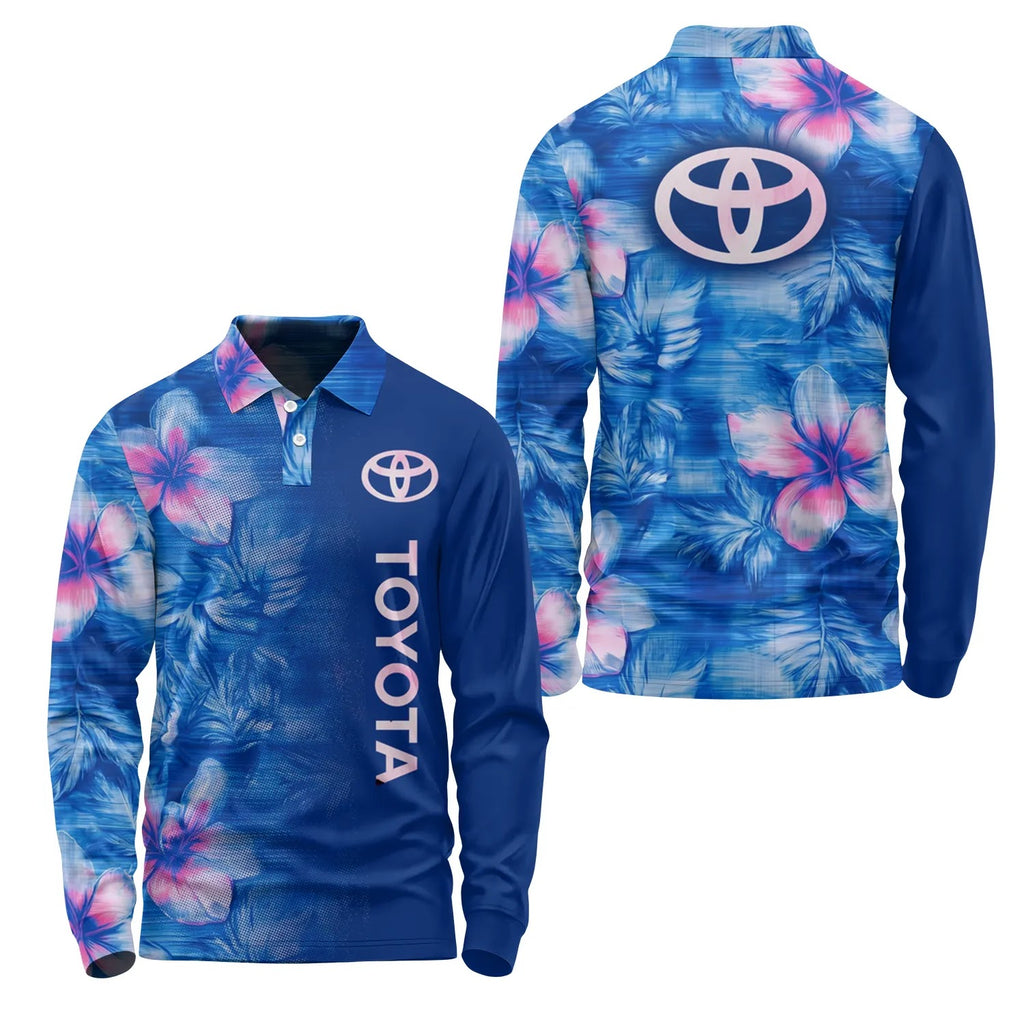 Toyota Long Sleeve Polo SHW057