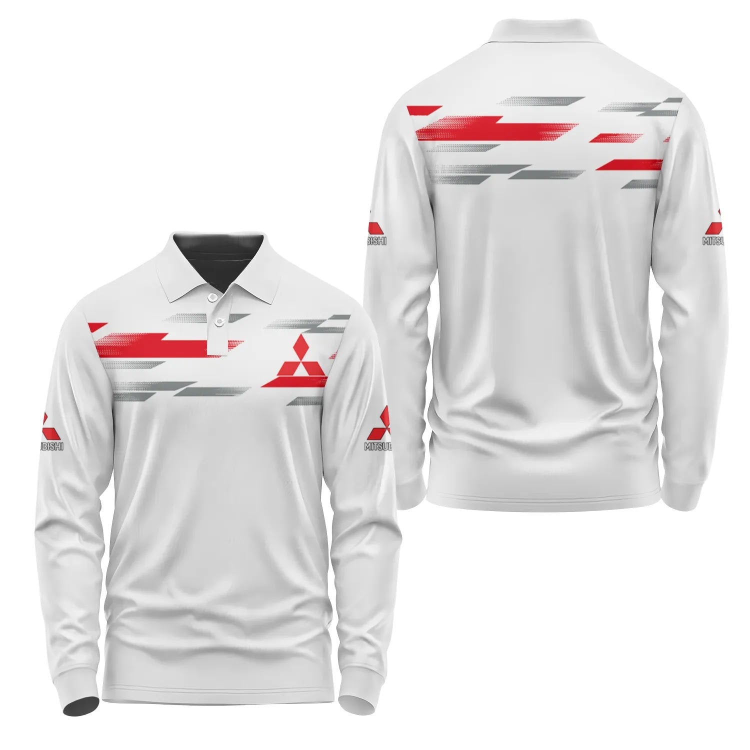 Mitsubishi Long Sleeve Polo SC100-2