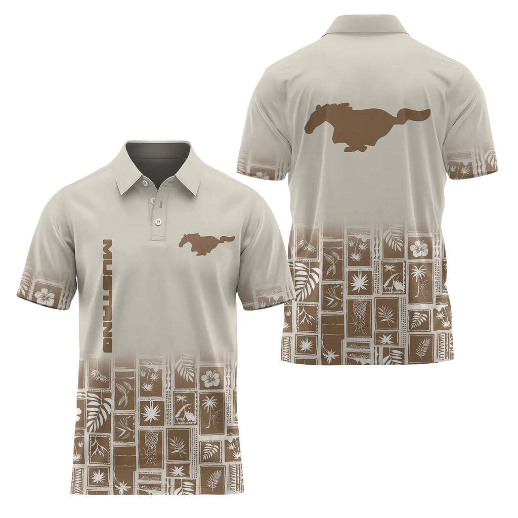 Ford Mustang Short Sleeve Polo SHW067