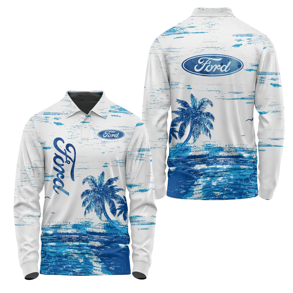 Ford Long Sleeve Polo SHW069