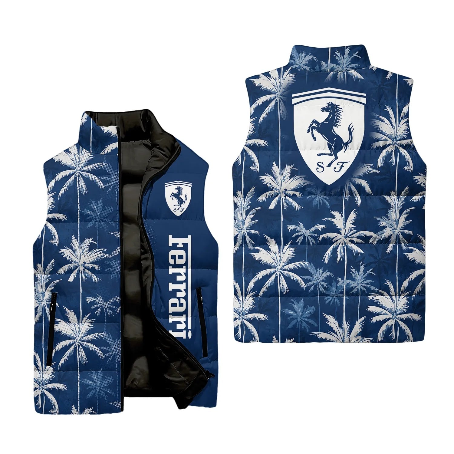 Ferrari Sleeveless Puffer Jacket SHW032