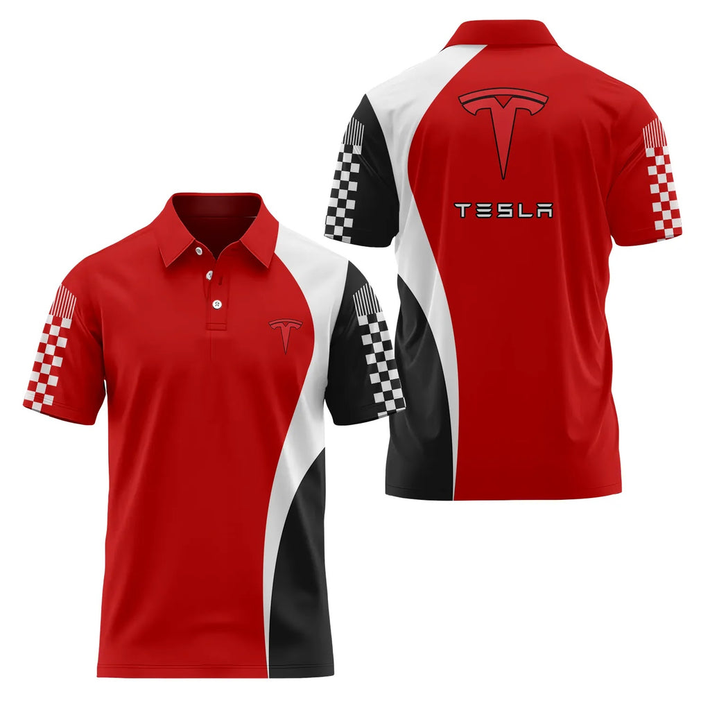 Tesla Short Sleeve Polo SC073